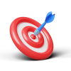 3d-blue-arrow-in-red-bullseye-with-shadow-target-landing-web-page-business-finance-marketing-goal-success-target-achievement-concept-cartoon-icon-minimal-3d-render-with-clipping-path-png